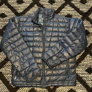 Patagonia Down Sweater Jacket, Blue, Men's Size Medium